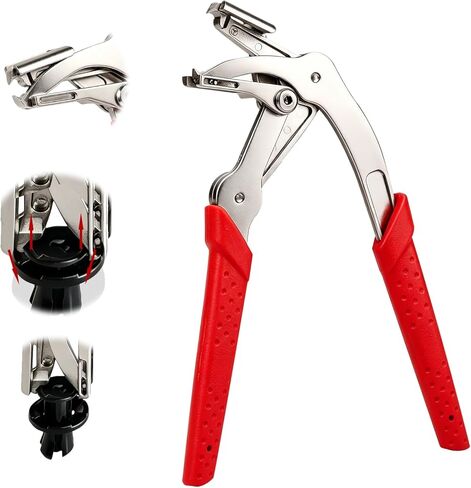 Ocean Pearl 2026 Car Clip Pliers, Trim Clip Removal Tool, Plastic Fastener Remover, Panel Clip Removal Pliers for Push Pin, Door Panel, Bumper, Fender, 17-4 PH Stainless Steel in Saudi Arabia