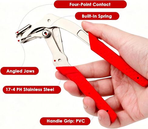 Ocean Pearl 2026 Car Clip Pliers, Trim Clip Removal Tool, Plastic Fastener Remover, Panel Clip Removal Pliers for Push Pin, Door Panel, Bumper, Fender, 17-4 PH Stainless Steel in Saudi Arabia