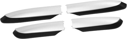 Roof Rack Rail Cover End Protection for Toyota RAV4 2013-2018 / Exterior Upper Cover Shell Cap/Durable Plastic / 1Set Silver Tone in Kuwait