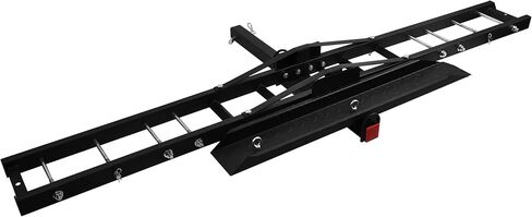500 LB Motorcycle Scooter Carrier Bike Hitch Mount Rack Ramp Steel Carrier in Kuwait