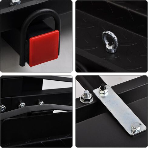 500 LB Motorcycle Scooter Carrier Bike Hitch Mount Rack Ramp Steel Carrier in Kuwait