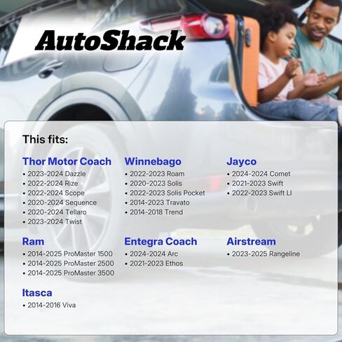AutoShack Front Complete Strut & Coil Spring Assemblies - Driver and Passenger Side for Ram, ProMaster 2500 2014-2025 ProMaster 1500 2014-2025, FWD L4 3.0L V6 3.6L in Kuwait