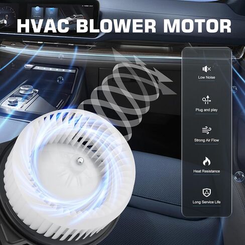 (3-PIN) 700249 HVAC Heater Blower Motor Fan Assembly for Toyota Corolla 2009-2019 & RAV4 2006-2018 (only for auto a/c), Prius 2010-2015, Prius v 2012-2017, 8710302210,871030R010,8710342101,TO3126127 in Kuwait