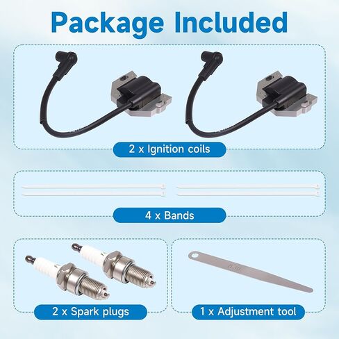 Ignition Coil and Spark Plug Replace 21171-0743 21171-0711 for John Deere for Kawasaki FR651V FR691V FX751V FX801V FX850V FR730V in Saudi Arabia