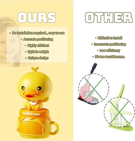 ISEMUNOT Duck Button Maker Machine 55mm (2.16 Inch) - DIY Pin Badge Press Kit with 32 Button Parts, 36 Pictures & Safety Scissors, Arts Crafts for Projects, Party Favors & DIY Gifts in Saudi Arabia