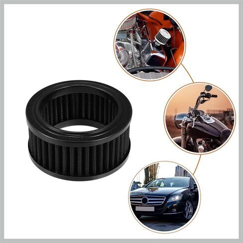 Air Filter Cleaner Air Cleaner Intake Filter Replacement for Harley Davidson Sportster 883 1988-2015 Black Replacement Car Parts in Kuwait