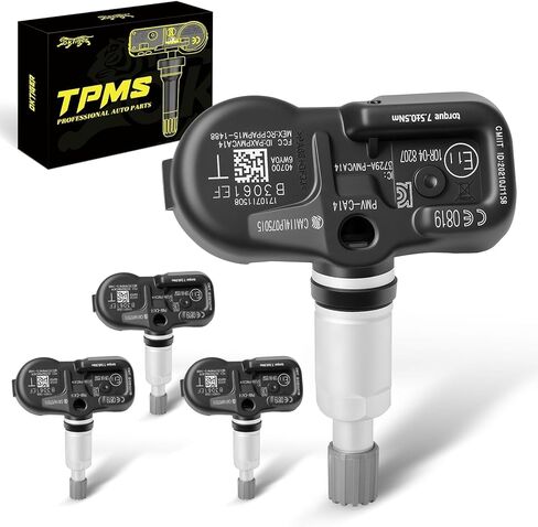 Oktiger 433MHz TPMS Sensor Pre-Programmed Fit for Nissan 2017-2024 Titan, 2020-2024 Versa, 2018-2023 Kicks, 2017 Amada, for Infiniti QX80 2017, Tire Pressure Sensor OE#407006WY0B in Kuwait