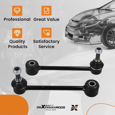 maxpeedingrods 2 قطعة K750675 وصلات نهاية شريط Sway الخلفية لسيارة Chevy Blazer 2019-2022 Camaro Traverse Buick Enclave LaCrosse Regal Cadillac ATS CTS XT4 XT5 XT6 GMC Acadia in Kuwait