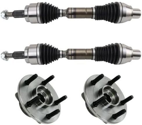 Replacement Front Heavy Duty 4 Piece Drivetrain Kit fits Dodge Ram 1500 2006-2008 Regular Cab 4WD (2 Wheel ABS) in Kuwait