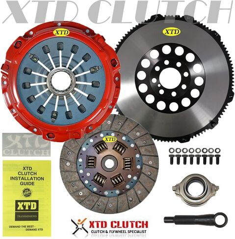 XTD STAGE 2 PERFROMANCE CLUTCH & FLYWHEEL KIT compatible with MITSUBISHI ECLIPSE GT GTS SPYDER 3.0L V6 2000 2001 2002 2003 2004 2005 in Kuwait