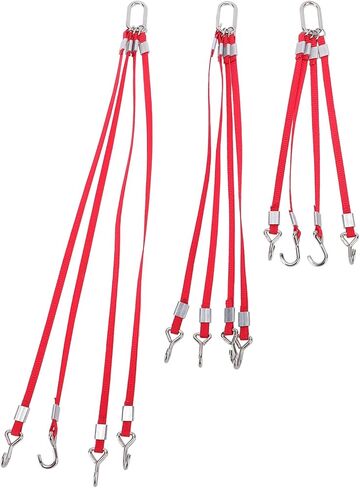 Pomya RC Crane Rigging Set | 3PCS Hoist Chains with Straps and Hooks for 1/50 Scale Model Display and Simulation in Kuwait