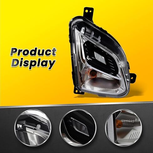 Passenger Side Turn Signal Light Lamp Assembly Compatible with Equinox 2018-2021 Right w/Bulb 84226246 GM2521196 in Kuwait