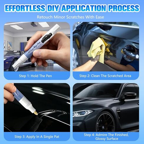 3Pcs 2026 New Magic Car Scratch Remover Pen, Universal Car Touch Up Paint Pen for Vehicles, Portable Auto Paint Repair Kit for Scratches Swirls and Chips in Saudi Arabia