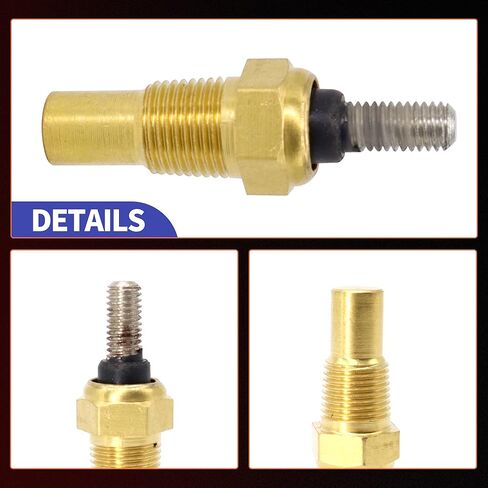 جهاز إرسال مستشعر درجة الحرارة HiSport 3861997 - متوافق مع محركات البنزين البحرية فولفو Penta 4 Cylinder V6 وV8 - استبدل 3862500 18-7513 in Kuwait