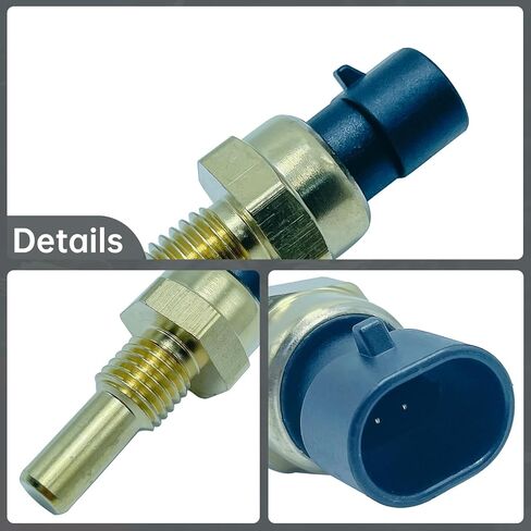 213-4333 Coolant Temperature Sensor Compatible with Chevrolet Cavalier, Cobalt, Equinox, Express, Silverado 1500/2500 HD/3500, GMC Sierra, Pontiac G5, Saturn – Replaces 12608814, 12191170, 15326388 in Kuwait