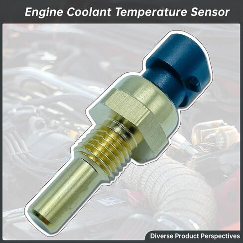 213-4333 Coolant Temperature Sensor Compatible with Chevrolet Cavalier, Cobalt, Equinox, Express, Silverado 1500/2500 HD/3500, GMC Sierra, Pontiac G5, Saturn – Replaces 12608814, 12191170, 15326388 in Kuwait