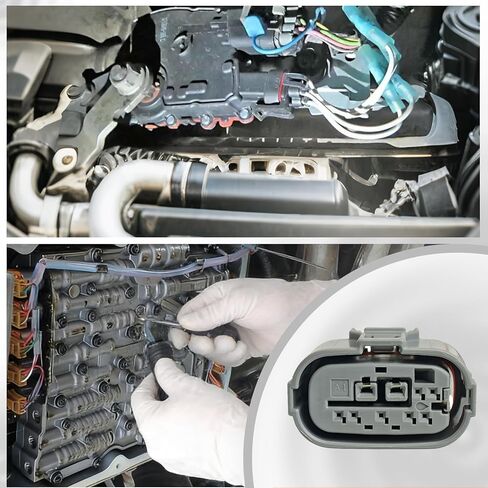 Transmission Range/Neutral Safety Switch Connector Pigtail–90980-12362,4F5908-0000–Fits Toyota Corolla,Camry, RAV4,Yaris,Matrix, Highlander;Lexus ES & RX –9-Pin A/T Indicator & Back-Up Switch Plug LJQ in Kuwait