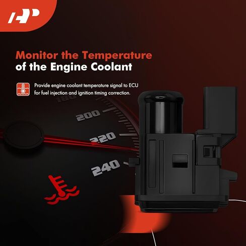 A-Premium Engine Coolant Temperature Sensor [2 Pins] Compatible with Toyota Highlander 2001-2023, Sienna 2013-2023, 4Runner 2003-2023, Avalon 2000-2021, Sequoia 2013-2021 in Kuwait