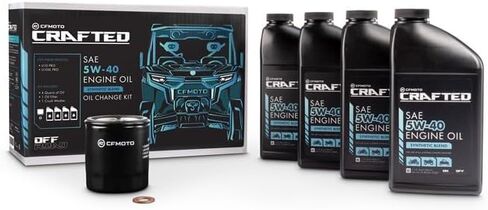 CF-MOTO OEM Oil Change Kit, 5W-40 Off-Road, 4 Quarts CF-852021-00818 in Kuwait