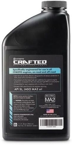 CF-MOTO OEM Oil Change Kit, 5W-40 Off-Road, 4 Quarts CF-852021-00818 in Kuwait
