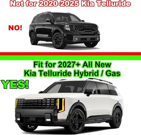 Cargo Cover for All-New Kia Telluride2027 Accessories Gas/Hybrid(Carbon Fiber Look), Retractable Trunk Cover Fit for 2027 Telluride Accessories Privacy Security Shade*Not for 2026 Telluride* in Saudi Arabia