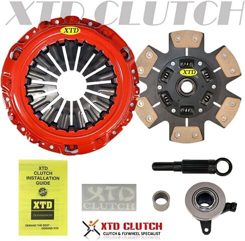 XTD المرحلة 3 مجموعة القابض متوافقة مع 2007-2008 إنفينيتي G35 / 2008-2013 G37 / 2014-2015 Q60 / 2007-2008 نيسان 350Z / 2009-2020 370Z VQ35DE VQ35HR VQ37VHR 3.5L 3.7L DOHC in Kuwait