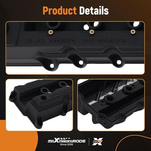 غطاء صمام المحرك maxpeedingrods لكرايسلر 300 2008-2010، لكرايسلر سيبرينغ 2007-2010، لدودج أفنجر 2007-2010، لشاحن دودج 2008-2010 6 Cyl 2.7L in Kuwait
