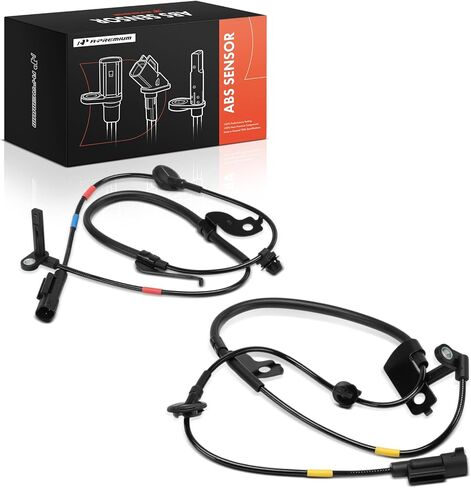 A-Premium 2PCS Front ABS Wheel Speed Sensor Compatible with Mitsubishi Models - Eclipse Cross 2018-2020/2022-2024, Outlander 2017-2020, Outlander PHEV Sport in Kuwait