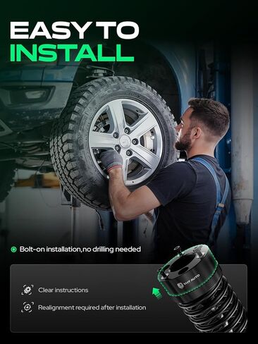 YHTAUTO 3.5 بوصة رفع التسوية الأمامية يناسب 2004-2022 نيسان تيتان | لا تناسب موديلات XD/PRO-4X | دفع خلفي/دفع رباعي | فواصل دعامة من الألومنيوم ترفع المقدمة بمقدار 3.5 بوصة | طقم تسوية التعليق عدد 2 مع الأجهزة in Kuwait