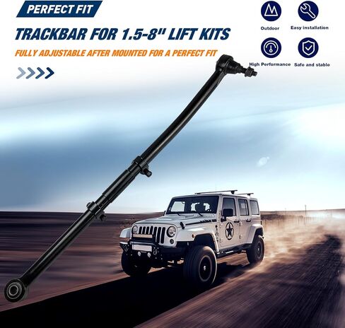 1.5-8" Lift Adjustable Front Track Bar for 2017-2022 Ford F250 F350 4X4 Suspension Forged Track Bar in Kuwait