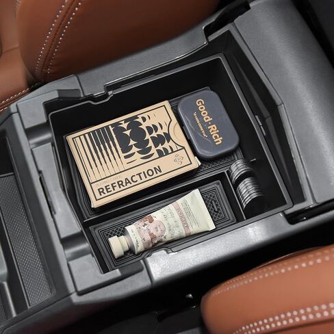 منظم وحدة التحكم المركزية متوافق مع ملحقات Subaru Forester 2019 2020 2021 2022 2023 2024، صندوق تخزين مسند الذراع مناسب حسب الطلب ABS حامل العملات المعدنية (غير مناسب XT & 2025) in Kuwait