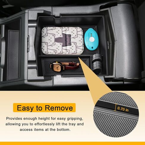 منظم وحدة التحكم المركزية متوافق مع ملحقات Subaru Forester 2019 2020 2021 2022 2023 2024، صندوق تخزين مسند الذراع مناسب حسب الطلب ABS حامل العملات المعدنية (غير مناسب XT & 2025) in Kuwait