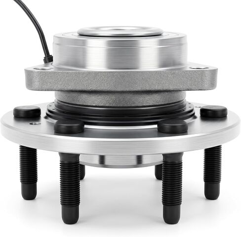 515097 مجموعة محور العجلة - 2WD 6-Lug w/ABS، مجموعة محور تحمل العجلة الأمامية متوافقة مع Chevy Tahoe، Silverado/Suburban/Sierra 1500 (2007–2014)، لكاديلاك إسكاليد/ESV (2007-2014) in Kuwait
