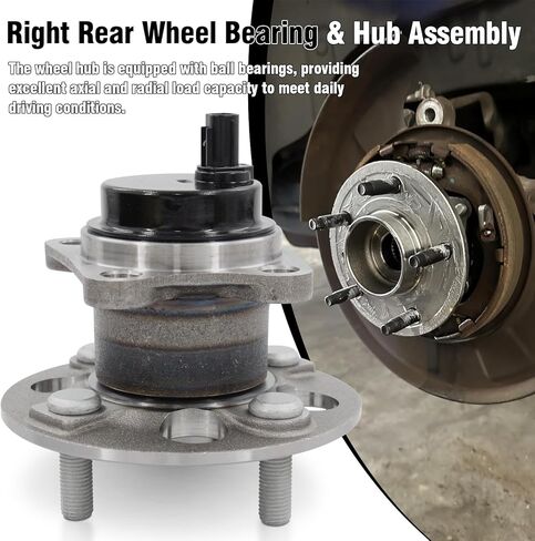 Rear Wheel Hub Bearing Assembly with ABS Sensor | OE Replacement 42450-52060 42450-0D070 Fit for Toyota Yaris VITZ Rear Wheel in Saudi Arabia