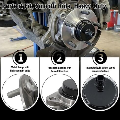 Rear Wheel Hub Bearing Assembly with ABS Sensor | OE Replacement 42450-52060 42450-0D070 Fit for Toyota Yaris VITZ Rear Wheel in Saudi Arabia