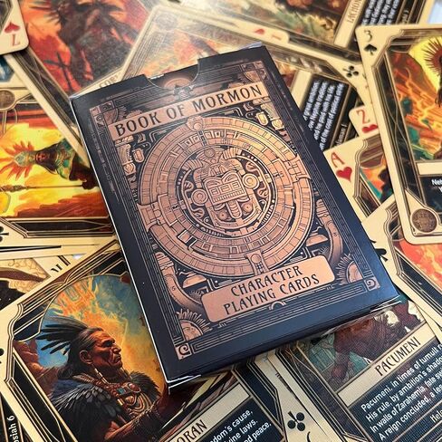 Book of Mormon Character Playing Cards - Features 54 Iconic Book of Mormon Characters with Beautiful Artwork and Poetry in Saudi Arabia