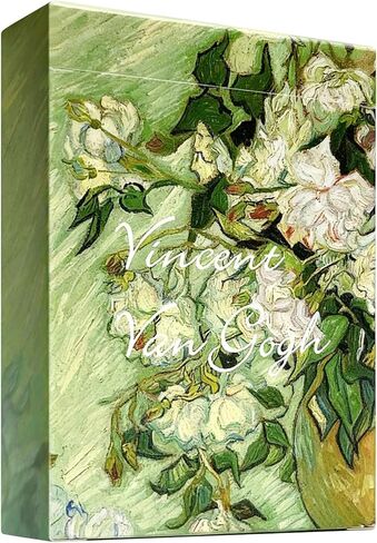 Artworks Playing Cards, Standard Index,54 Unique Illustrations Playing Card（1 Pack）,Classic Cards for Poker, Blackjack, Family Game Night & Card Games, Fun for All Ages(Roses) in Kuwait