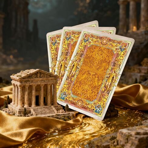 Epic Mythology Element Style Playing Cards, 54 Different Illustrations, Ultra-HD Patterns, Dual-Sided Non-Slip Texture Design in Kuwait