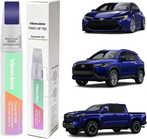 Car Touch Up Paint for Toyota(Wind Chill Pearl(089(Include 2PS))) 3rd Generation Car Paint Scratch Repair Kit Pen Tip and Brush 2-in-1 Scratch Repair with 2 Applicators and 4 Repair Papers in Saudi Arabia