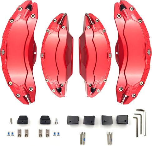 caliper covers set of 4 Compatible with modle S and model X Accessories with 2018 2019 2020 2021 2022 in Saudi Arabia