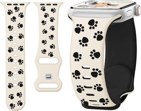 St. Patrick's Day Silicone Band Fits Apple Watch Bands 42mm 41mm 40mm 38mm, Cute Shamrock iWatch Bands for Women Men, Lucky Clover Band for Apple Watch Series 11 10 9 8 7 6 5 4 3 SE-Green in Saudi Arabia