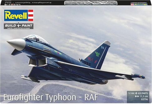 ريفيل 03796 يوروفايتر تايفون - RAF 1:144 مقياس غير مدمج/غير مصبوغ من البلاستيك نموذج كيت in Kuwait
