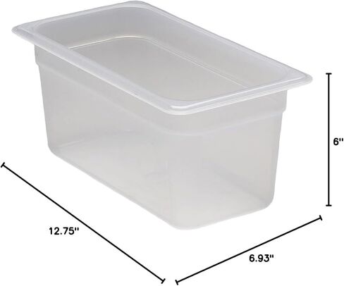Cambro (36PP190) وعاء طعام شفاف بالحجم الثالث in Saudi Arabia