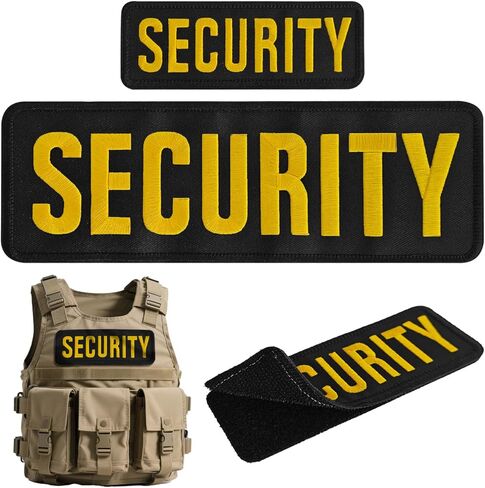 Patch, Tactical Embroidered Applique Hook & Loop Patch for Tactical Vest Uniform Jacket Caps 1 Large 1 Small in Saudi Arabia