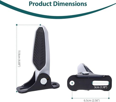 Mokuo Scooter Footpegs E-bike Footpeg in Aluminum Alloy,Compatible with Scooter Mopeds E-Bike Mini Bikes in Kuwait