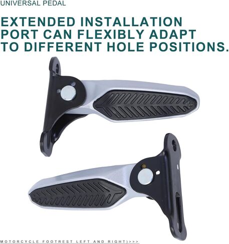 Mokuo Scooter Footpegs E-bike Footpeg in Aluminum Alloy,Compatible with Scooter Mopeds E-Bike Mini Bikes in Kuwait