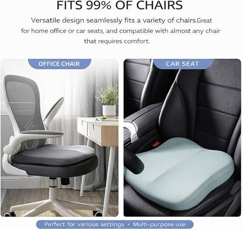 Heightening Car Seat Cushion for Subaru Outback 1995–2025, Memory Foam for Short People Driving Lower Back Fatigue Relief Trucks Cars Suvs Office Chairs in Saudi Arabia