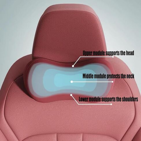 Car Neck Cervical Pillows for Honda CR-V 4th Generation 2011-2016, Super Comfy Car Headrest Pillow, Seat Neck Rest .Grey in Saudi Arabia