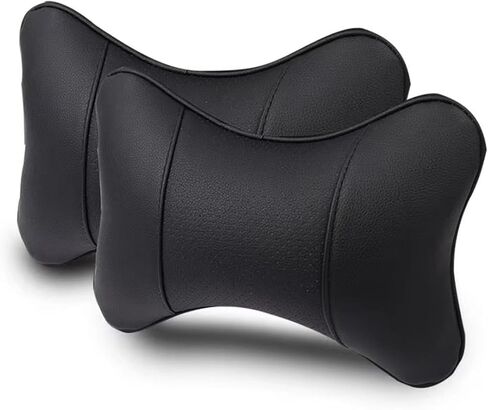 2 Car Neck Pillow for Lucid Air 2025, Breathable Memory Foam Head Support Cushion car headrest Neck Support pad,Black in Kuwait