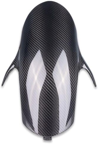 US STOCK 100% Real 3K Carbon Fiber Front Tire Fender Mud Guard Fairing Cover Fit for 2018-2022 Ducati V4 / V4S V2 Panigale Glossy Twill Weave in Kuwait